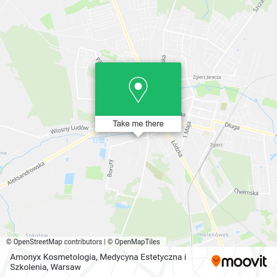 Amonyx Kosmetologia, Medycyna Estetyczna i Szkolenia map