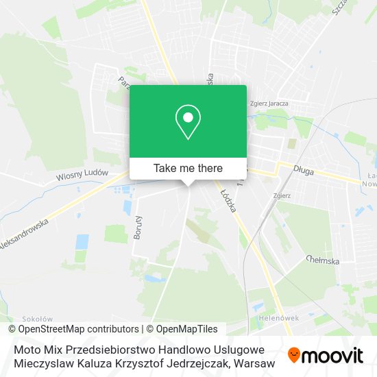 Moto Mix Przedsiebiorstwo Handlowo Uslugowe Mieczyslaw Kaluza Krzysztof Jedrzejczak map