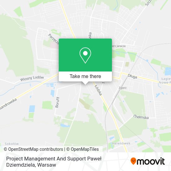 Project Management And Support Paweł Dziemdziela map