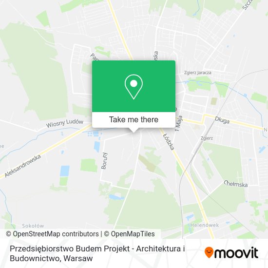 Przedsiębiorstwo Budem Projekt - Architektura i Budownictwo map