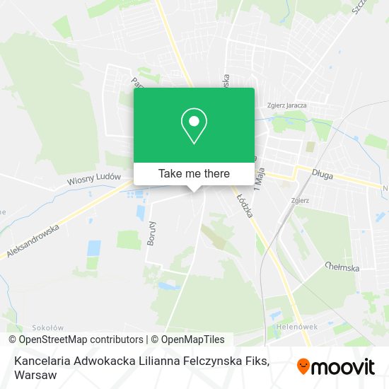 Kancelaria Adwokacka Lilianna Felczynska Fiks map