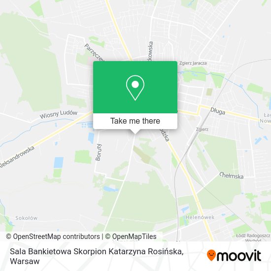 Sala Bankietowa Skorpion Katarzyna Rosińska map