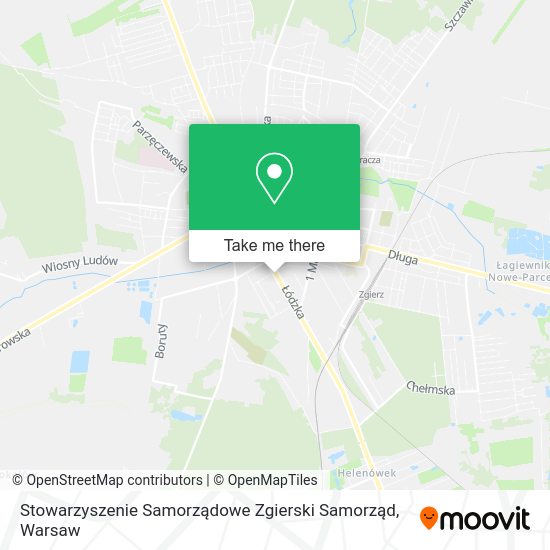 Stowarzyszenie Samorządowe Zgierski Samorząd map