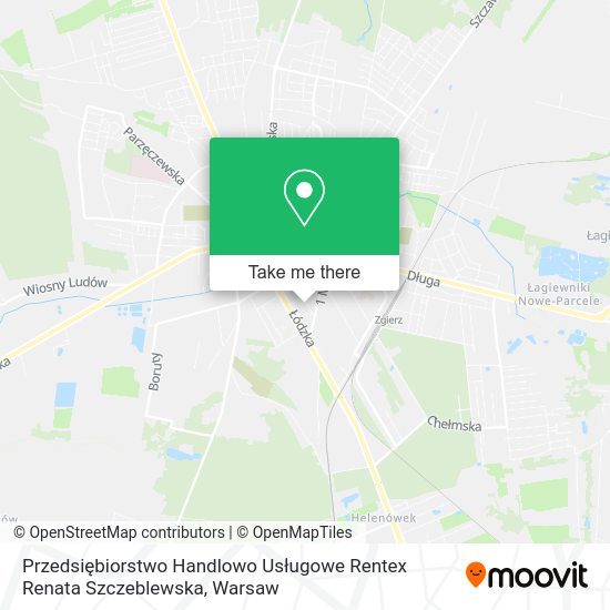 Przedsiębiorstwo Handlowo Usługowe Rentex Renata Szczeblewska map