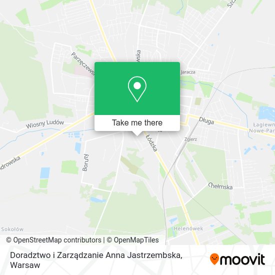 Doradztwo i Zarządzanie Anna Jastrzembska map