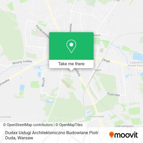 Dudax Usługi Architektoniczno Budowlane Piotr Duda map