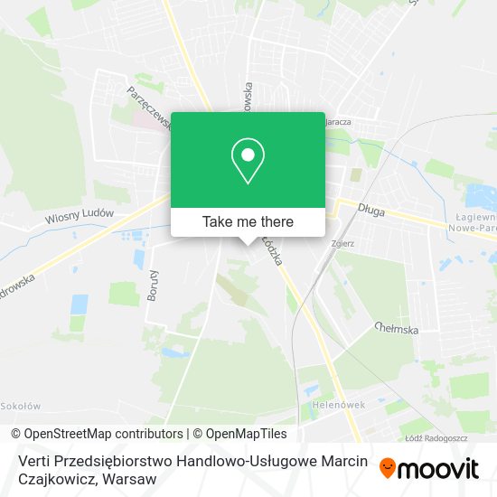 Verti Przedsiębiorstwo Handlowo-Usługowe Marcin Czajkowicz map