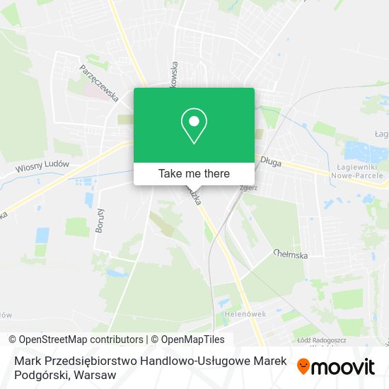 Mark Przedsiębiorstwo Handlowo-Usługowe Marek Podgórski map