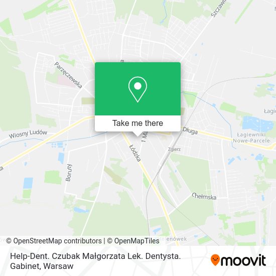 Help-Dent. Czubak Małgorzata Lek. Dentysta. Gabinet map