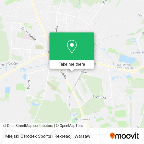 Miejski Ośrodek Sportu i Rekreacji map