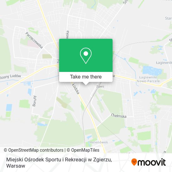 Miejski Ośrodek Sportu i Rekreacji w Zgierzu map