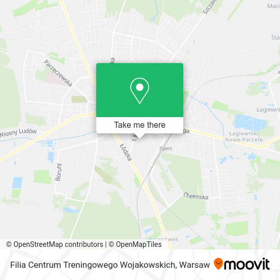 Filia Centrum Treningowego Wojakowskich map