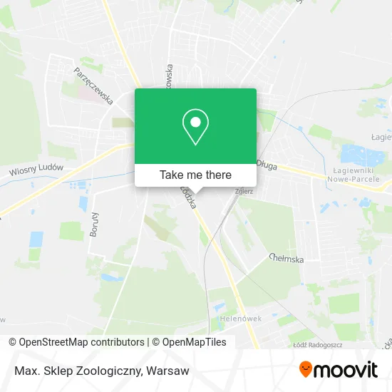 Карта Max. Sklep Zoologiczny