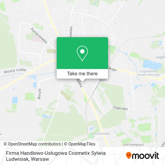 Firma Handlowo-Usługowa Cosmetix Sylwia Ludwisiak map