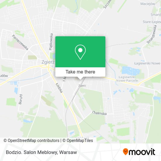 Bodzio. Salon Meblowy map