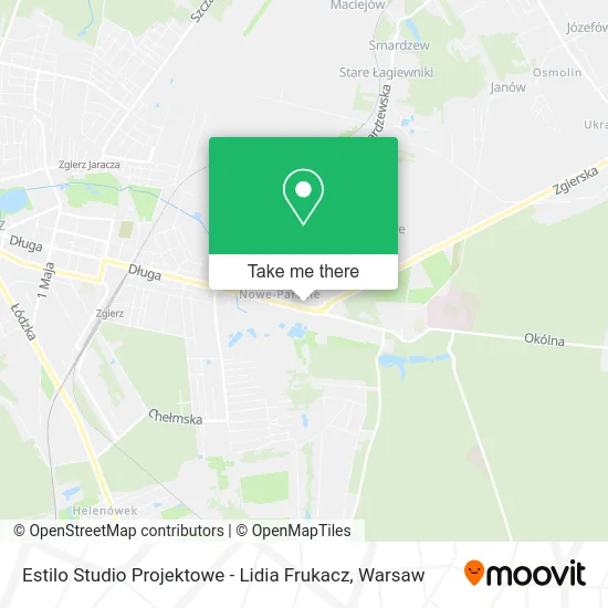 Карта Estilo Studio Projektowe - Lidia Frukacz