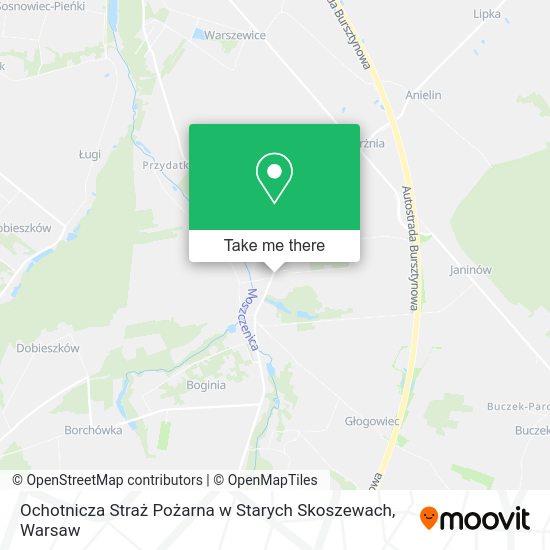 Ochotnicza Straż Pożarna w Starych Skoszewach map