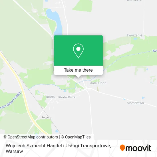 Карта Wojciech Szmecht Handel i Usługi Transportowe