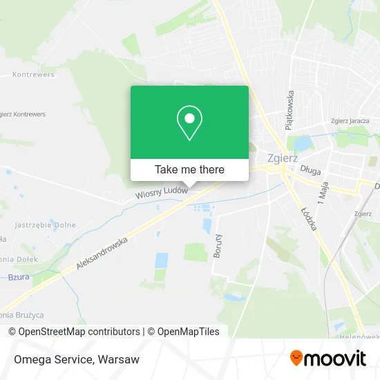 Карта Omega Service
