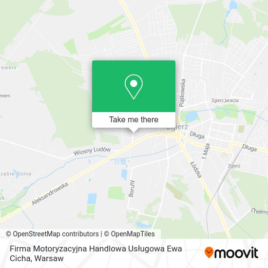 Карта Firma Motoryzacyjna Handlowa Usługowa Ewa Cicha