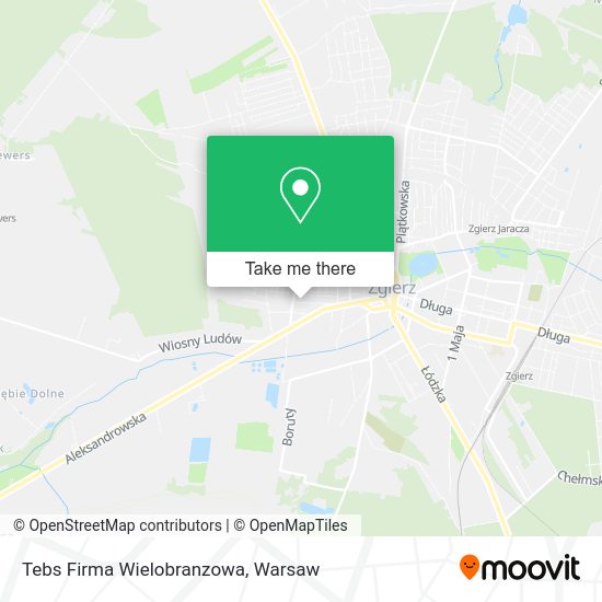 Tebs Firma Wielobranzowa map