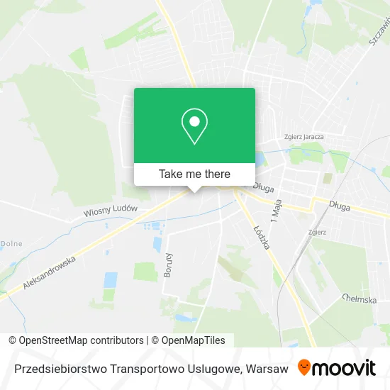 Карта Przedsiebiorstwo Transportowo Uslugowe