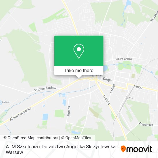 ATM Szkolenia i Doradztwo Angelika Skrzydlewska map