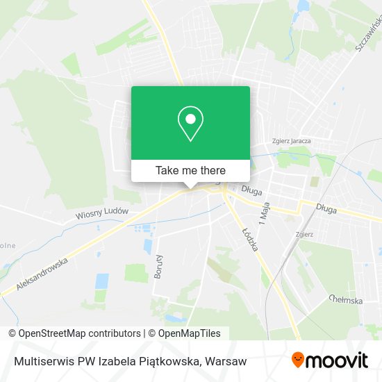 Multiserwis PW Izabela Piątkowska map