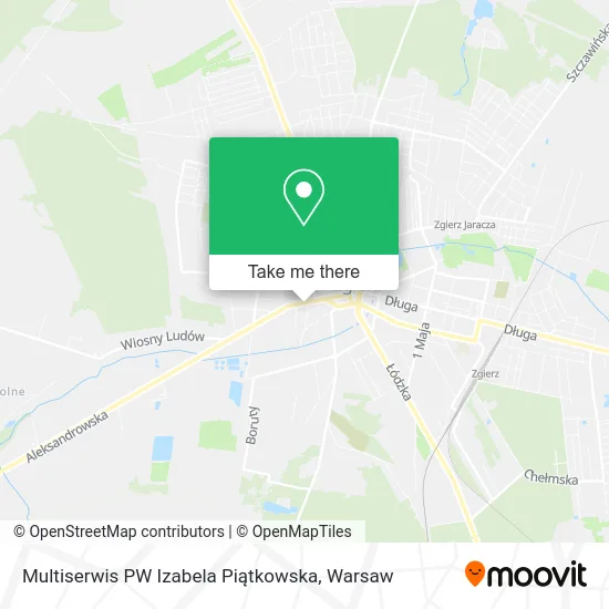 Карта Multiserwis PW Izabela Piątkowska