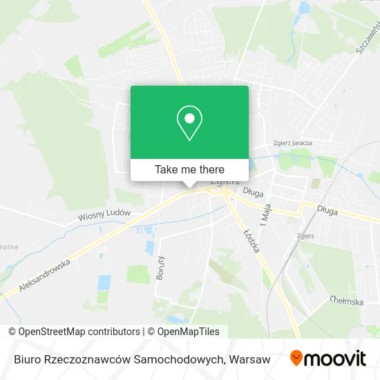 Карта Biuro Rzeczoznawców Samochodowych