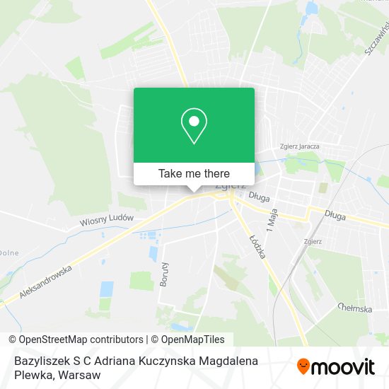 Bazyliszek S C Adriana Kuczynska Magdalena Plewka map