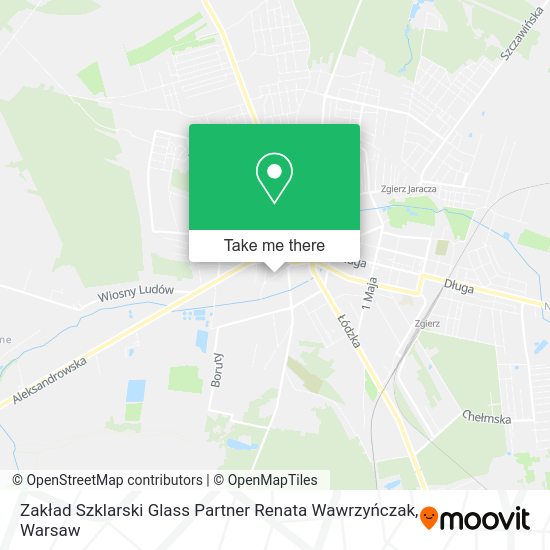 Zakład Szklarski Glass Partner Renata Wawrzyńczak map