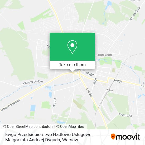 Ewgo Przedsiebiorstwo Hadlowo Uslugowe Malgorzata Andrzej Dyguda map