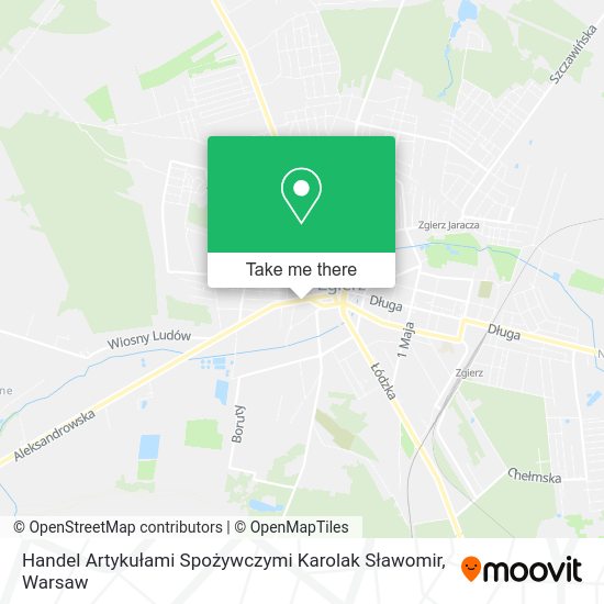 Handel Artykułami Spożywczymi Karolak Sławomir map