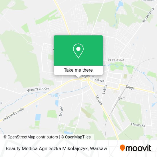 Beauty Medica Agnieszka Mikołajczyk map