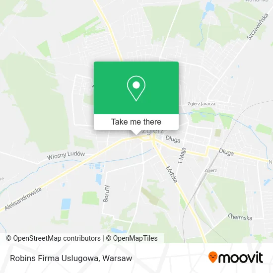 Карта Robins Firma Uslugowa