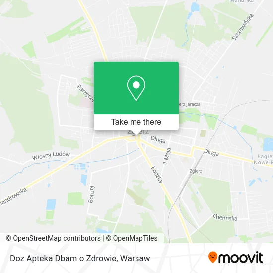 Карта Doz Apteka Dbam o Zdrowie