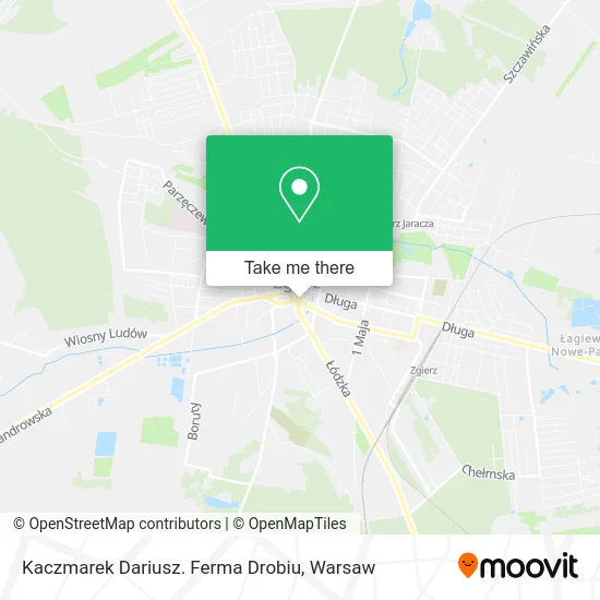 Карта Kaczmarek Dariusz. Ferma Drobiu