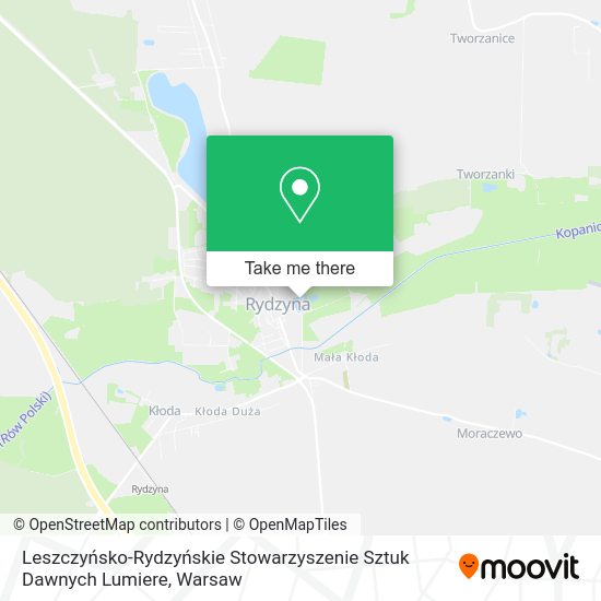 Leszczyńsko-Rydzyńskie Stowarzyszenie Sztuk Dawnych Lumiere map