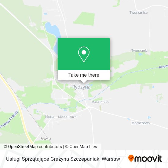 Usługi Sprzątające Grażyna Szczepaniak map