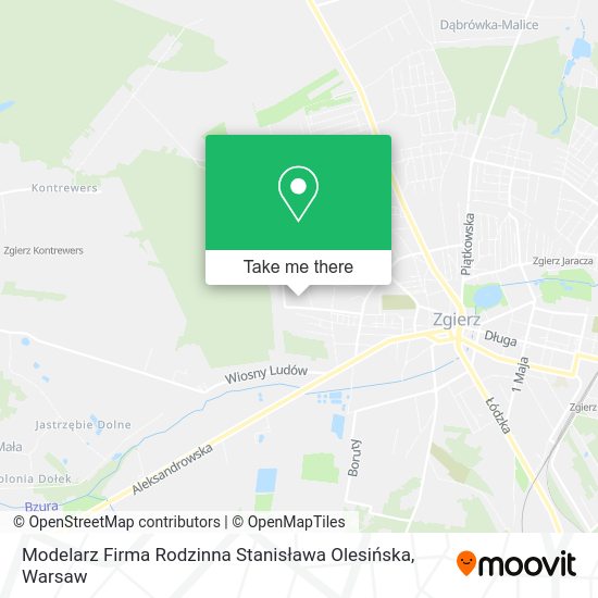 Modelarz Firma Rodzinna Stanisława Olesińska map