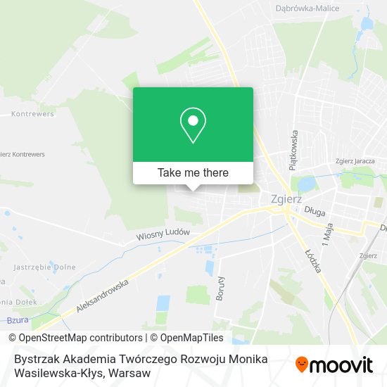 Bystrzak Akademia Twórczego Rozwoju Monika Wasilewska-Kłys map