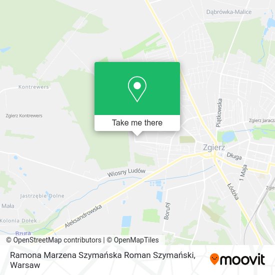 Ramona Marzena Szymańska Roman Szymański map