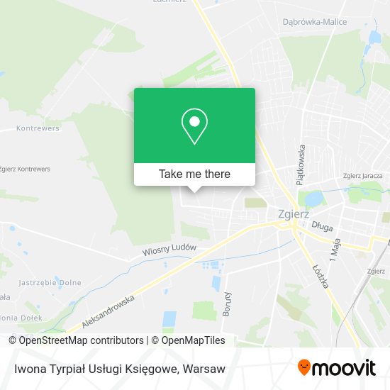 Iwona Tyrpiał Usługi Księgowe map