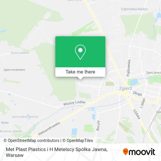 Met Plast Plastics i H Metelscy Spółka Jawna map