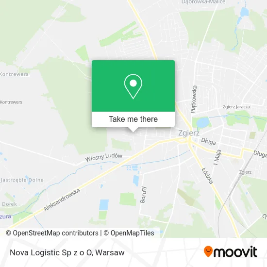 Карта Nova Logistic Sp z o O