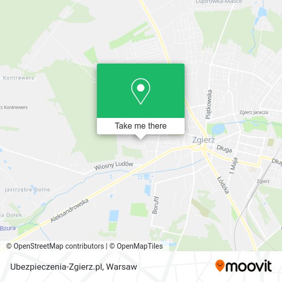 Ubezpieczenia-Zgierz.pl map