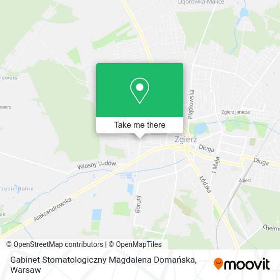 Карта Gabinet Stomatologiczny Magdalena Domańska