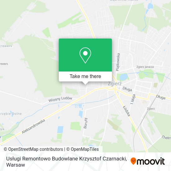 Usługi Remontowo Budowlane Krzysztof Czarnacki map