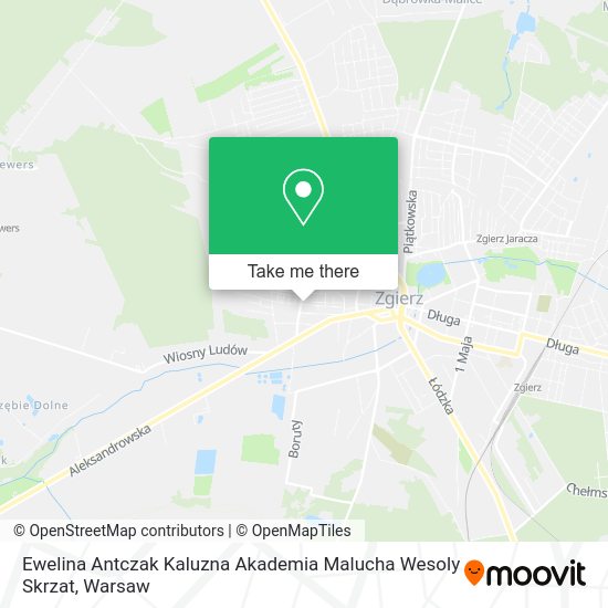 Ewelina Antczak Kaluzna Akademia Malucha Wesoly Skrzat map